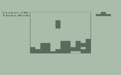 Tetris monochrome screenshot 1